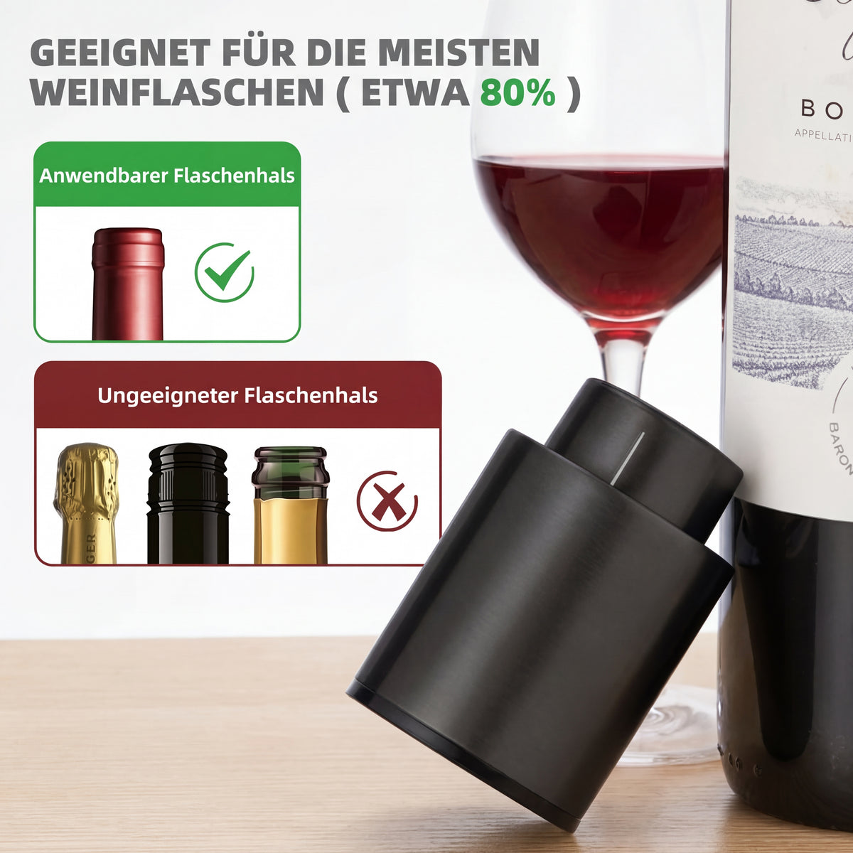 Premium Vakuum - Weinverschluss