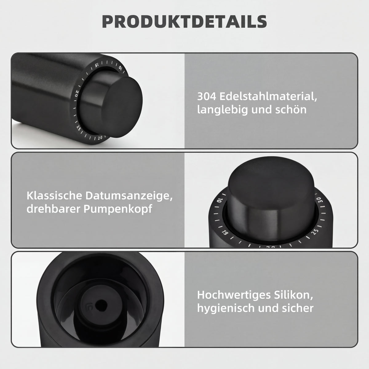 Premium Vakuum - Weinverschluss