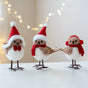 1/3PCS Christmas Foam Birds with Red Scarves Holiday Tree Decor Perfect for Home & Room Christmas Scenes Xmas Tree Pendants 2027