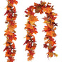 1/2Pcs Fall Wreaths 100cm Hanging Silk Wreaths Artificial Fall Leaf Wreaths Thanksgiving Christmas Decor Home Fireplace Decor