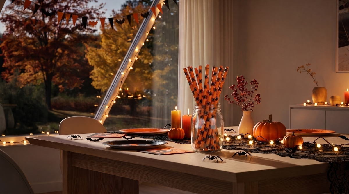 Halloween Strohhalme