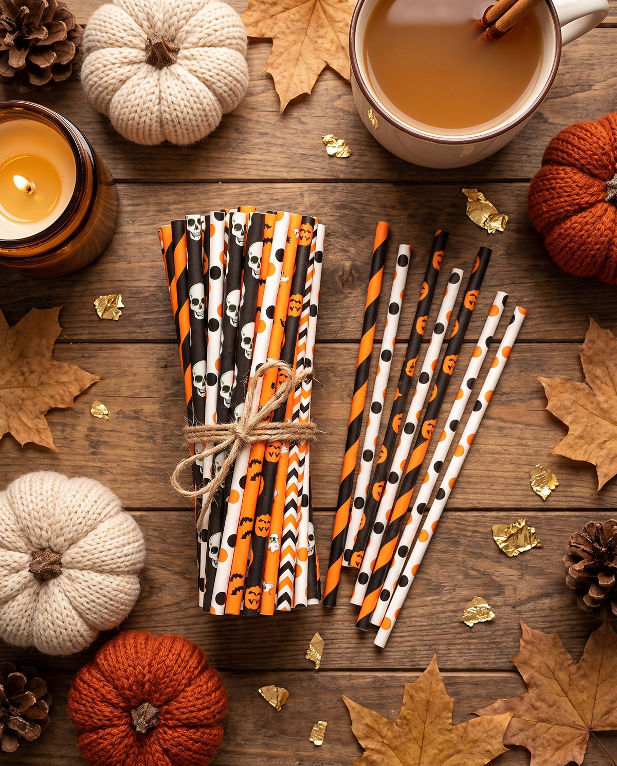 Halloween Strohhalme