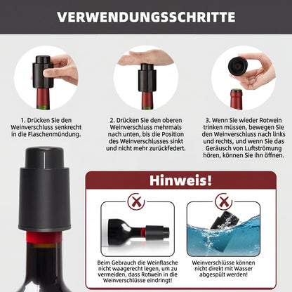 Premium Vakuum - Weinverschluss