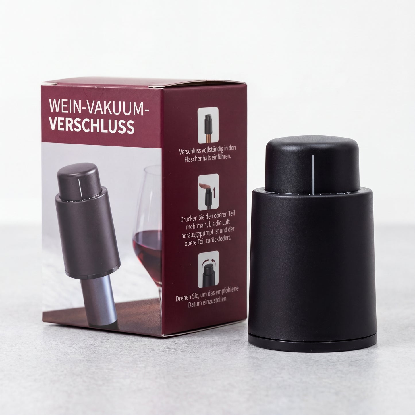 Premium Vakuum - Weinverschluss
