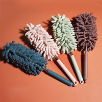SEAMETAL Car Home Duster Brush Telescopic Lengthen Auto Interior Cleaning Dust Brushes Stainless Removal Steel Car Clean Tools